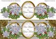 Silver Poinsettia Our House to Your House Large Dl Topper