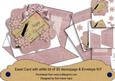 Dpink Snowflake Happy Christmas Easel Card and Envelope Kit