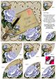 Blue Roses 25th Anniversary 6in Duo Stacker