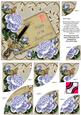 Blue Roses 60th Anniversary 6in Duo Stacker
