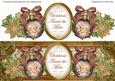 Snowy Village Bauble Across the Miles Large Dl Topper