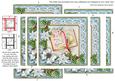 Glory Book Blue Poinsettia 5in Spiral Edge Stacker