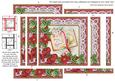 Glory Book Red Poinsettia 5in Spiral Edge Stacker