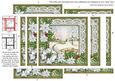 Snowscene Olive Poinsettia 5in Spiral Edge Stacker