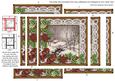 Winter Walk Bronze Poinsettia 5in Spiral Edge Stacker