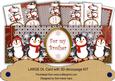 Red Penguins for My Brother Large Dl Card Kit