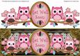 Pink Owls Get Well Soon Large Dl Decoupage Step by Step