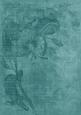 Dusky Teal Floral Lily Aged Swirl A4 Backing Paper