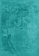Teal Floral Lily Aged Swirl A4 Backing Paper