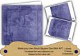 Blue Aged Lily Edge 8in DIY Folded Card Mini Kit
