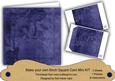 Dark Blue Aged Lily Edge 8in DIY Folded Card Mini Kit