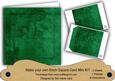 Dark Green Aged Lily Edge 8in DIY Folded Card Mini Kit