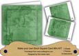 Mid Green Aged Lily Edge 8in DIY Folded Card Mini Kit