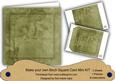 Olive Aged Lily Edge 8in DIY Folded Card Mini Kit