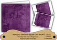 Purple Aged Lily Edge 8in DIY Folded Card Mini Kit