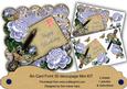 Blue Roses Happy Birthday 8in Scall Decoupage Mini Kit