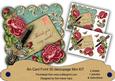 Dpink Roses Teal Thank You 8in Decoupage Mini Kit