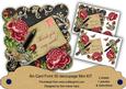Dpink Roses Black Thank You 8in Decoupage Mini Kit
