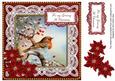 Red Robin Granny at Christmas 8in Sentiment Topper
