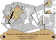 Silver Flake Brother Sister in Law Easel Card Envelope Kit