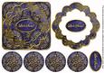 Dblue Goldflake Let It Snow! 3D Rosette Decoupage Topper