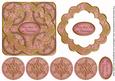 Pink Goldflake from All of Us 3D Rosette Decoupage Topper
