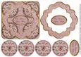 Dpink Holly Our House Your House 3D Rosette Deco Topper