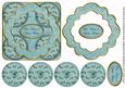 Dteal Holly Our House Your House 3D Rosette Deco Topper