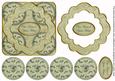 Olive Holly Our House Your House 3D Rosette Deco Topper