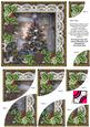 My Tree Black Poinsettia 6in Duo Corner Stacker