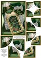 Green Bottle of Festive Cheer 7x5in Quad Corner Stacker