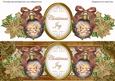 Snowy Village Christmas Joy Large Dl Decoupage Topper