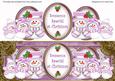 Lilac Snowman Someone Special Large Dl Decoupage Topper