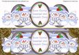 Blue Snowman Snow Flurries Grandads House Large Dl Topper