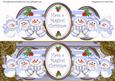 Blue Snowman Magical Christmas Large Dl Topper