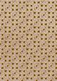 Dpink Ditsy Heart Gold A4 Backing Paper