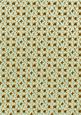 Mint Green Ditsy Heart Gold A4 Backing Paper