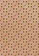 Pink Ditsy Heart Gold A4 Backing Paper