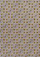 Dark Blue Ditsy Heart Gold A4 Backing Paper