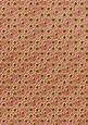 Dark Red Ditsy Heart Gold A4 Backing Paper