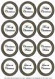 Black Paint Christmas Mix1 Sentiment Round Toppers