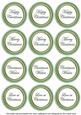 Mid Green Paint Christmas Mix1 Sentiment Round Toppers
