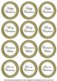 Olive Paint Christmas Mix1 Sentiment Round Toppers