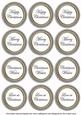 Silver Paint Christmas Mix1 Sentiment Round Toppers
