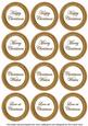 Vintage Tea Paint Christmas Mix1 Sentiment Round Toppers