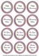 Lilac Paint Anniversary Mix Sentiment Round Toppers