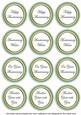Mint Green Paint Anniversary Mix Sentiment Round Toppers