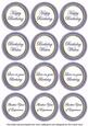 Blue Paint Birthday Mix1 Sentiment Round Toppers