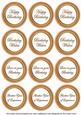 Borange Paint Birthday Mix1 Sentiment Round Toppers