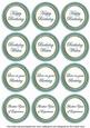 Dteal Paint Birthday Mix1 Sentiment Round Toppers